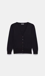 Selene V-Neck Cardigan Navy