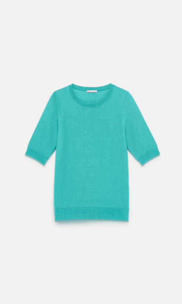 Selene S/S Pullover Turquoise