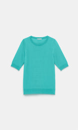 Selene S/S Pullover Turquoise