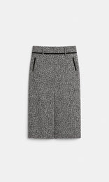 Sloane Skirt Salt/Pepper