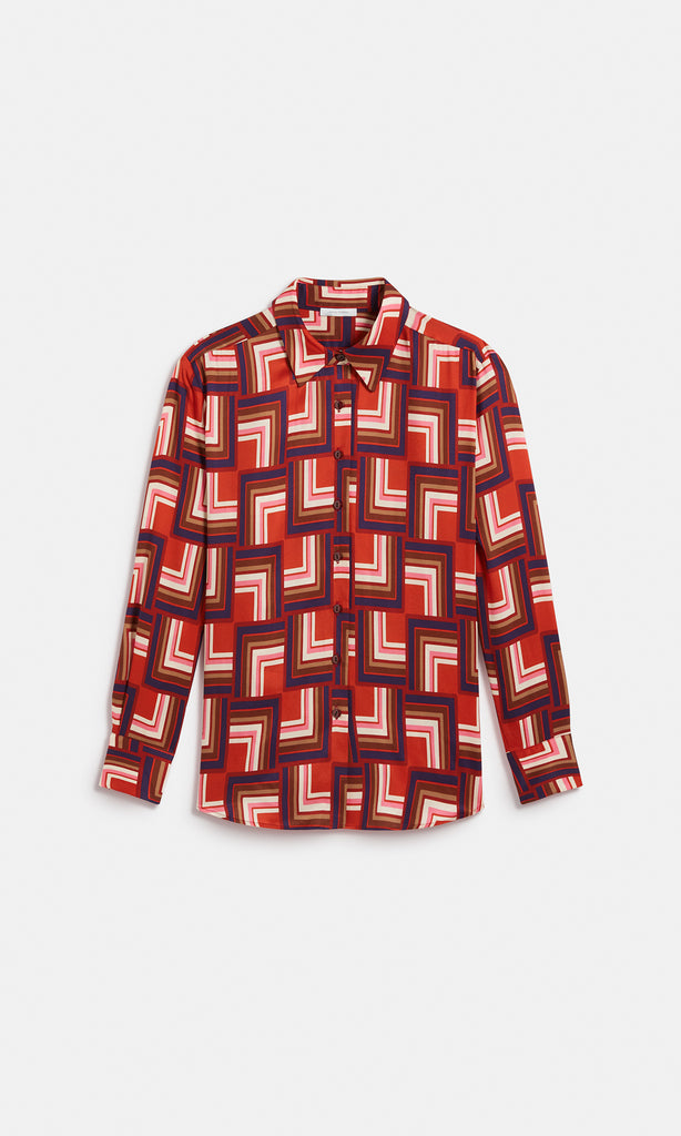 Hana Shirt Sangria