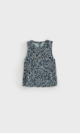 Sheena S/less Top Navy