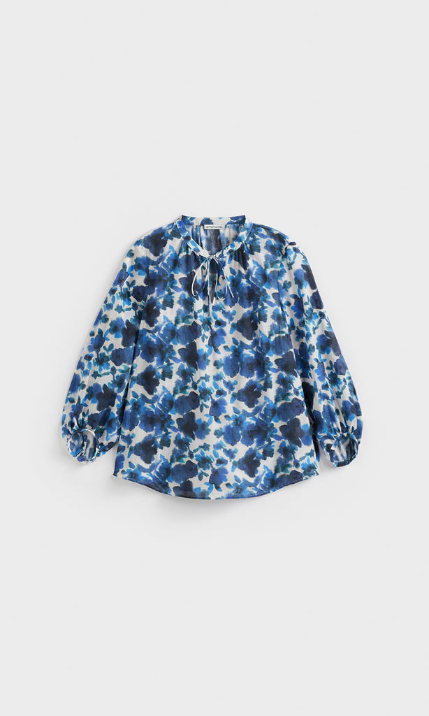 Corfu LS Blouse Ink