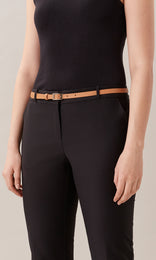 Lewis Skinny Belt Tan
