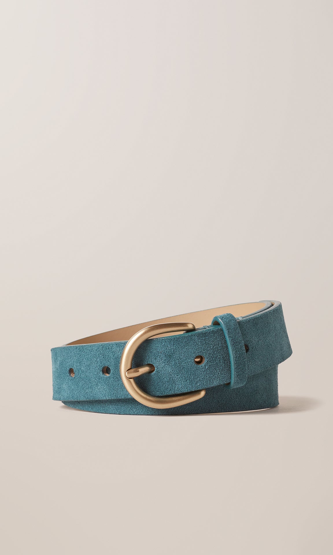 Suede Belt 30mm Petrol
