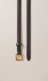 Leather Belt 15mm Black