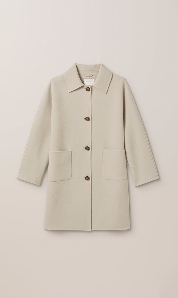 Jutland Long Coat Putty