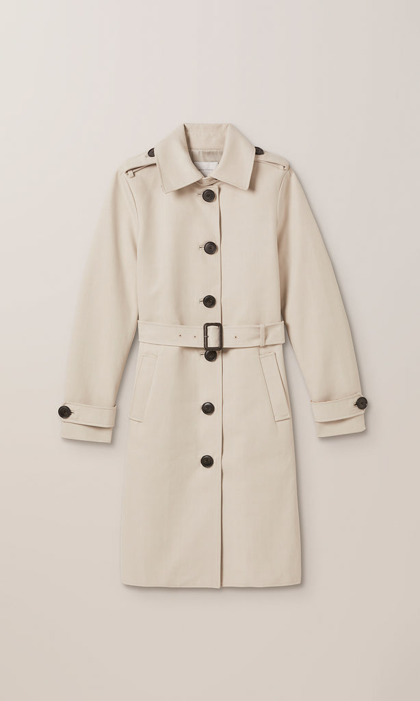 Henderson Long Coat  Biscuit