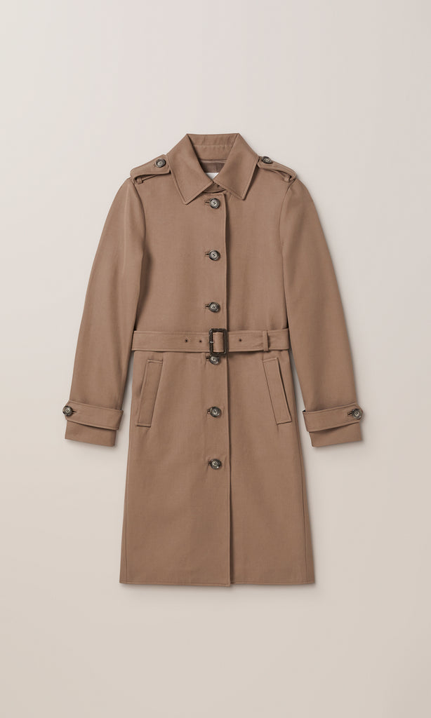Admiralty Long Coat  Chocolate