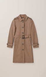 Admiralty Long Coat  Chocolate