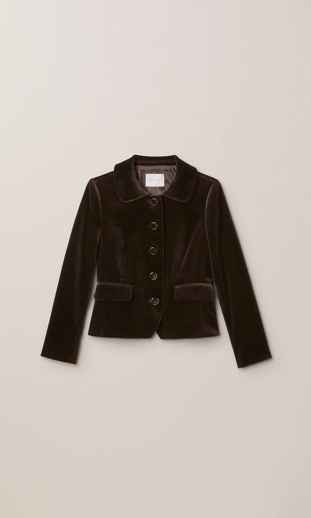 Prince Cropped Jacket Ice Chocolate