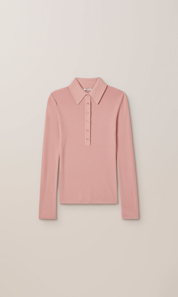 Apsley LS Polo Pink