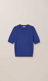 Exeter S/S Merino Cobalt