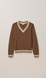 Kirkcaldy Vee Knit Camel