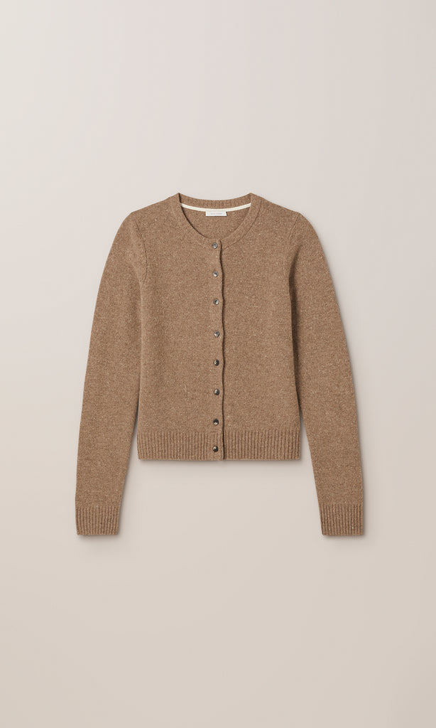 Balloch Crew Cardigan Camel