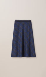 Stewart Bias Skirt  Cobalt