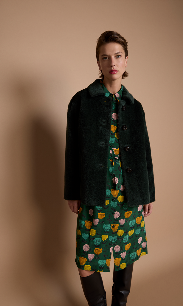 Orsetto Coat Hunter Green