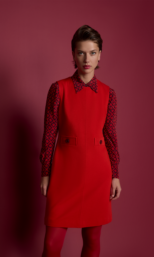 Ellis Dress Red