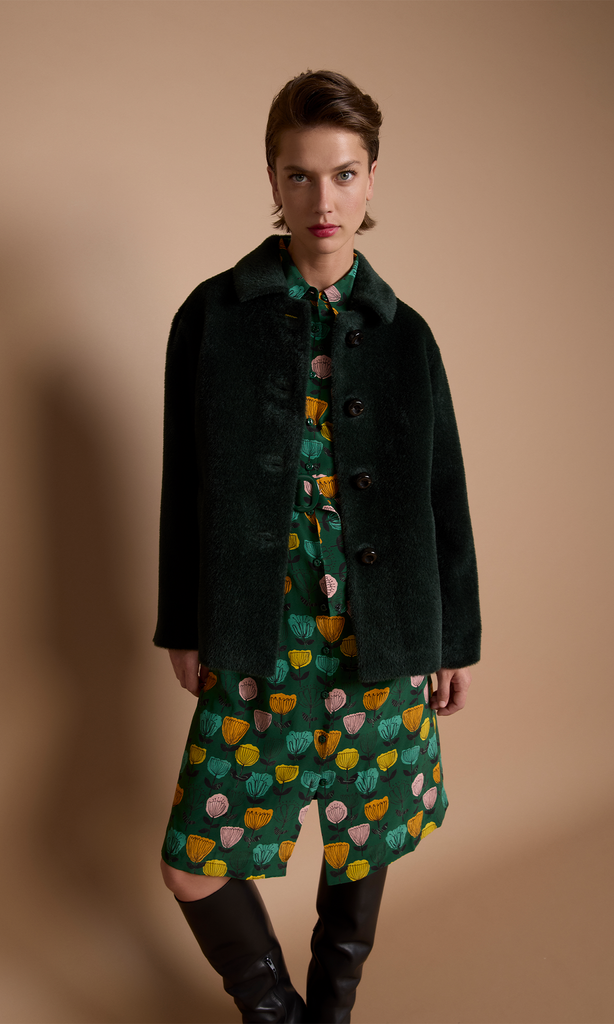 Orsetto Coat Hunter Green