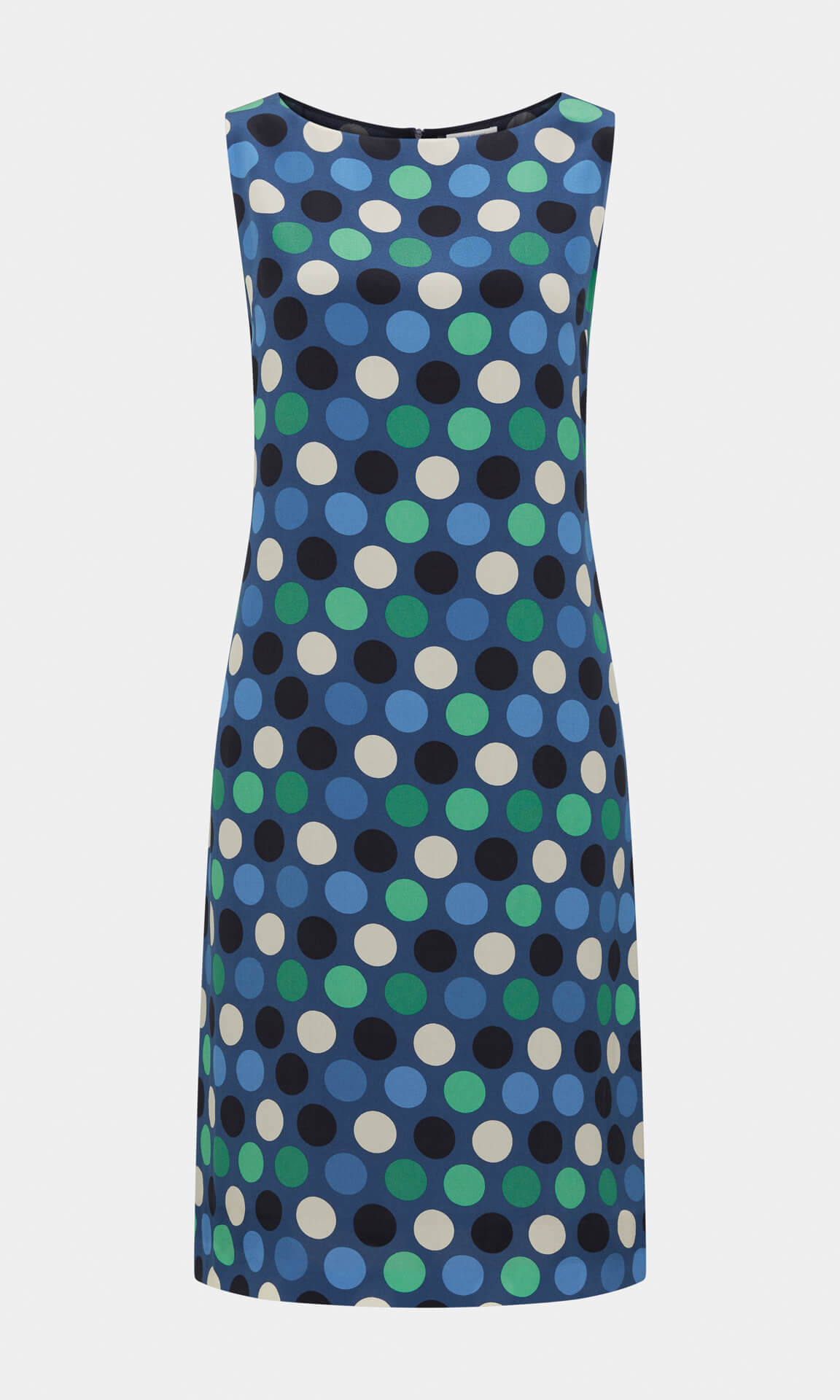 Summer Dresses & Work Dresses | Blue Shift Dress Polka Dot Dress – Anna ...