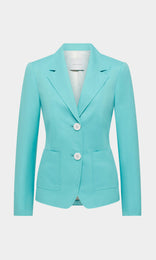 Francis Blazer Jacket Designer Blazers Women blue Suit Jacket blue Blazer longline blazer women's designer workwear Australia tailored jacket work jacket linen blazer