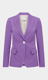 Francis Blazer Jacket Designer Blazers Women purple Suit Jacket purple Blazer longline blazer women's designer workwear Australia tailored jacket work jacket linen blazer