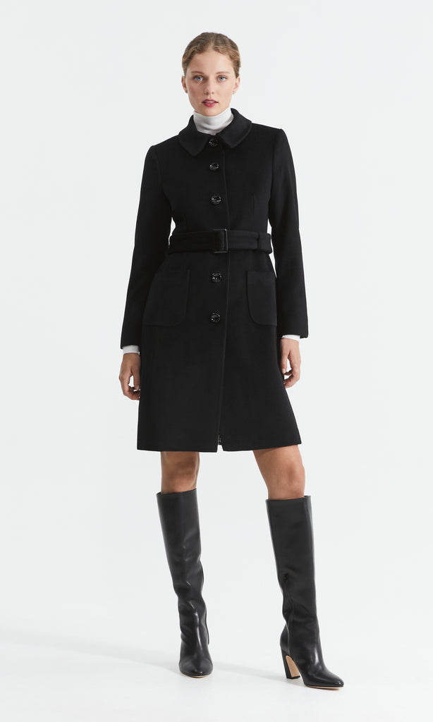 Elm Coat Black