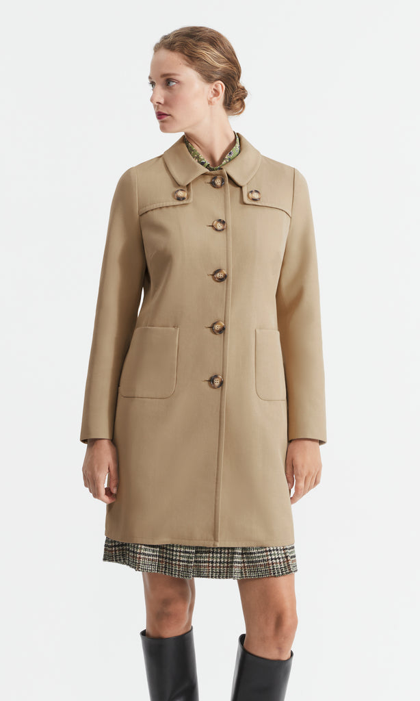 Balmoral Trench Camel