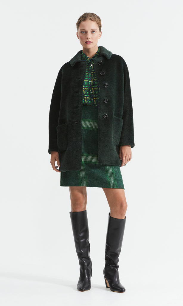 Orsetto Long Coat Green