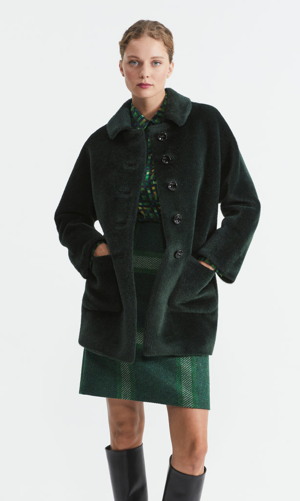 Orsetto Long Coat Green