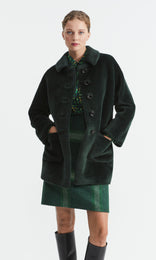 Orsetto Long Coat Green