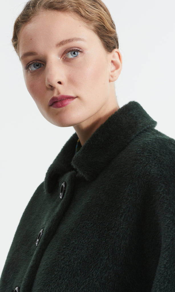 Orsetto Long Coat Green