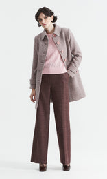 Oban Wool Cash SS Pointelle Pink Orchid