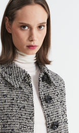 Aveline Coat Salt/Pepper