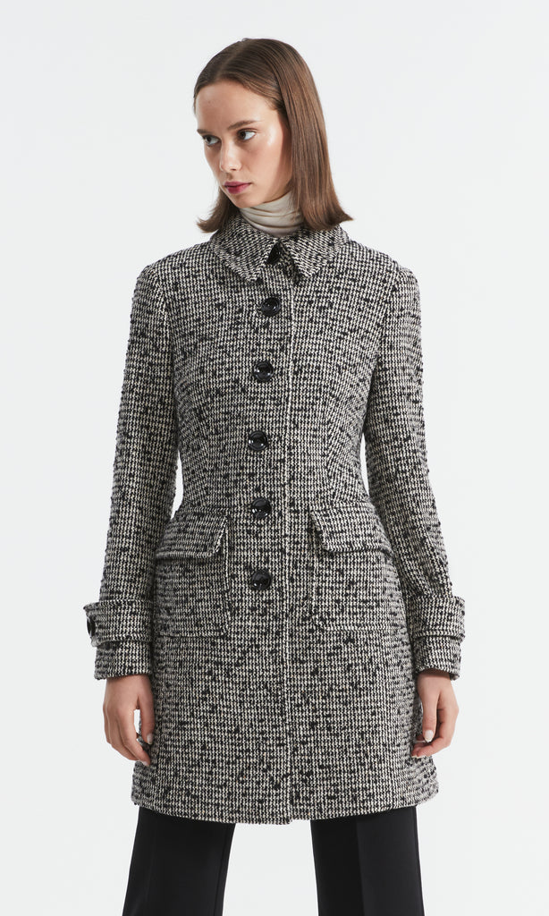 Aveline Coat Salt/Pepper