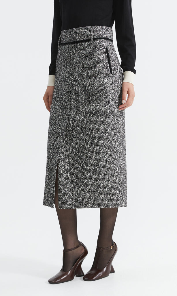 Sloane Skirt Salt/Pepper