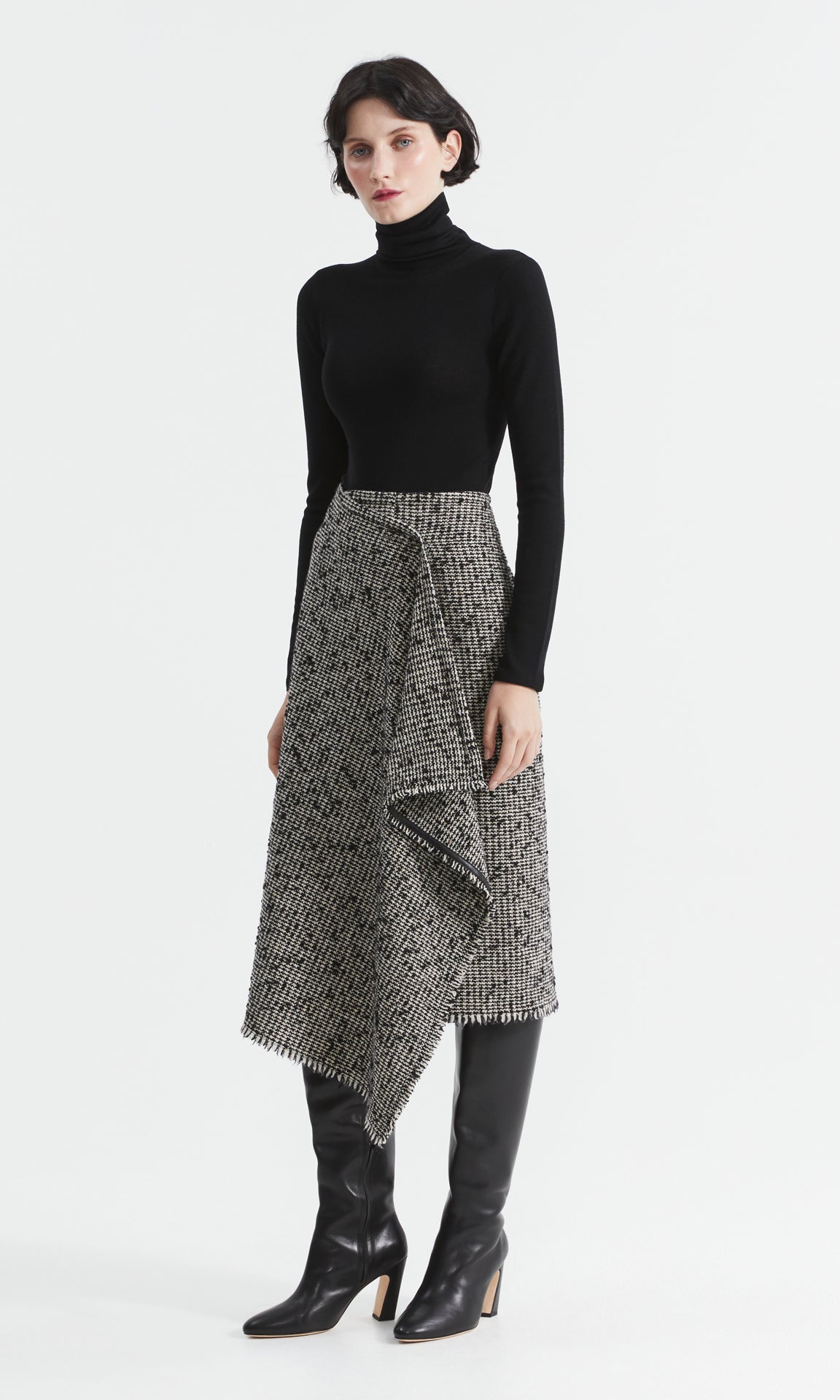 Aveline Skirt Salt/Pepper