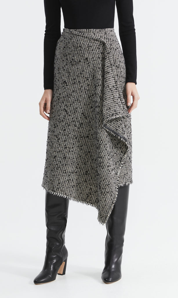 Aveline Skirt Salt/Pepper