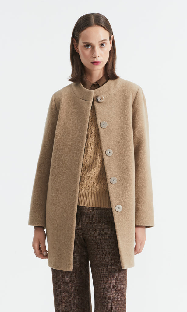 Romy Coat Camel