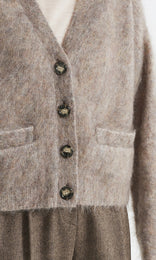 Inveray Mohair Cdgn Grey Marle