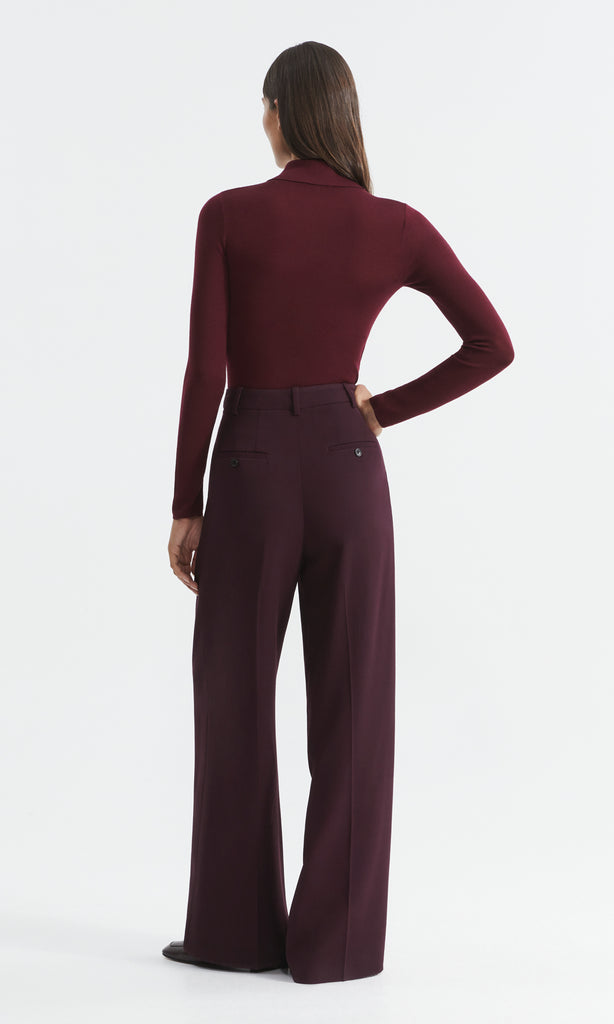 Spencer Trouser Burgundy