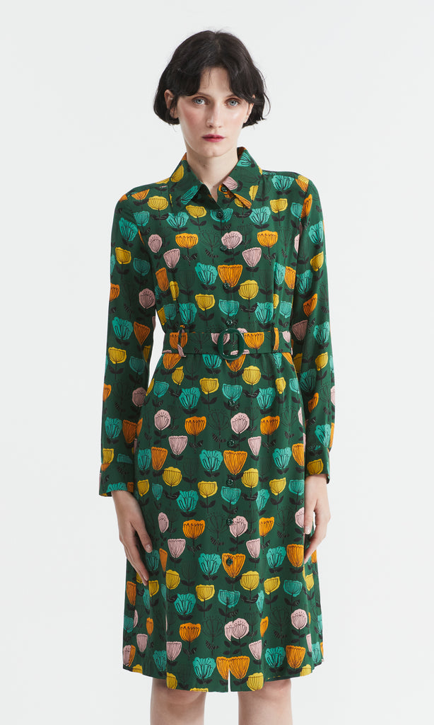 Daphne Dress Emerald