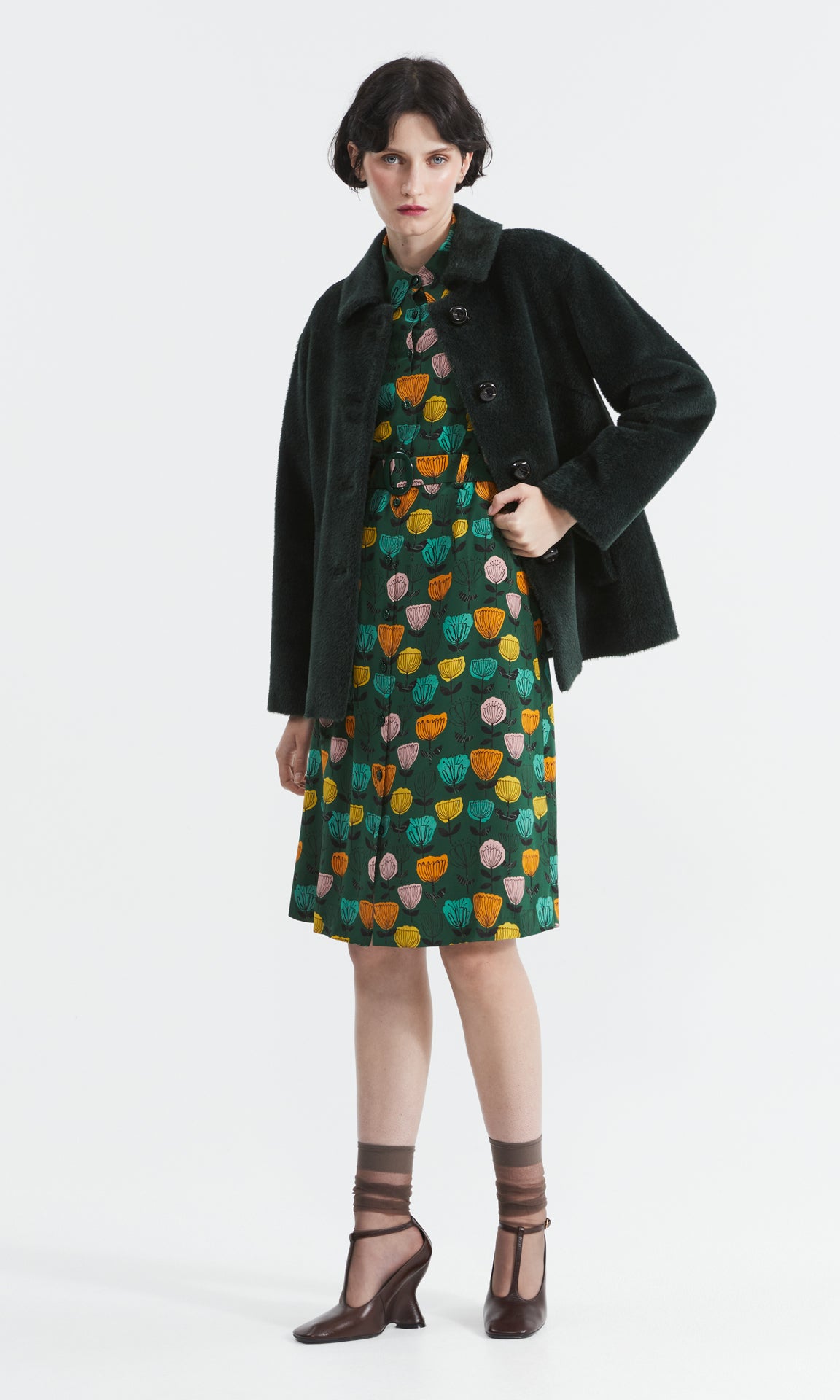 Orsetto Coat Hunter Green