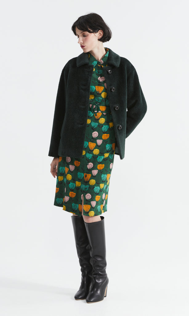 Orsetto Coat Hunter Green