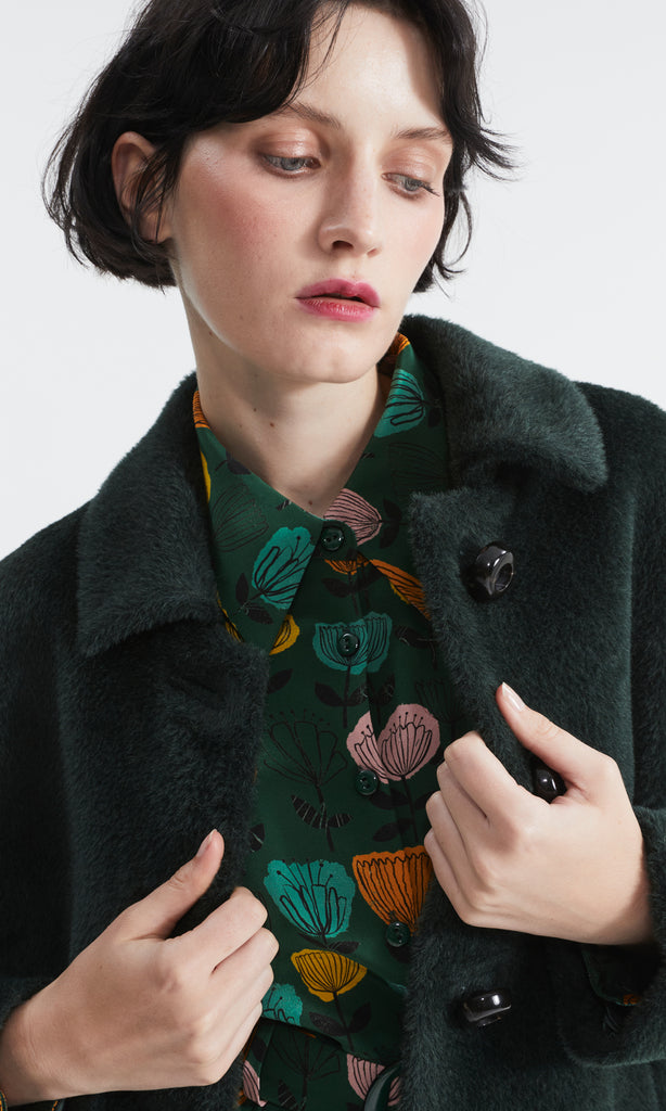 Orsetto Coat Hunter Green