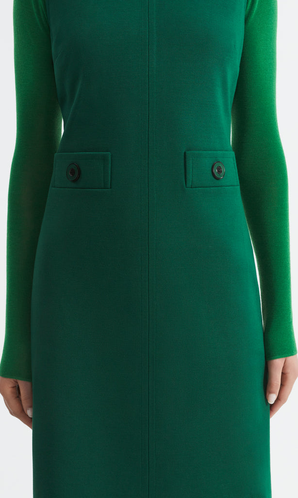 Ellis Dress Green