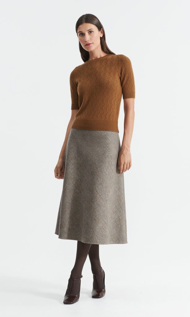 PRE-ORDER Signe Skirt Nutmeg