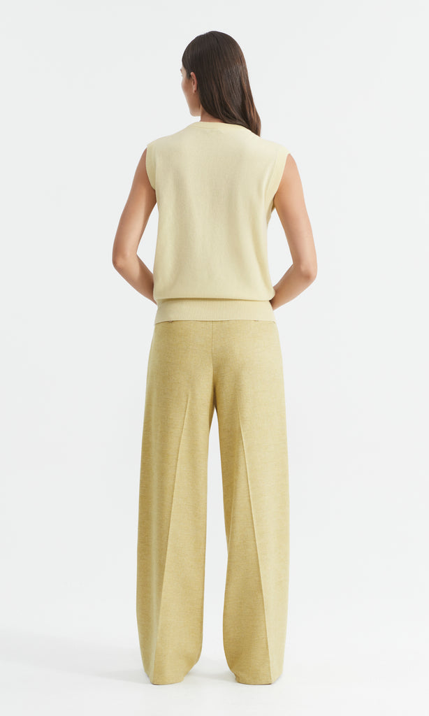 Stirling Cashmere Slvless  Lemonade