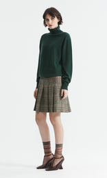 Bronte Pleated Skirt Olive