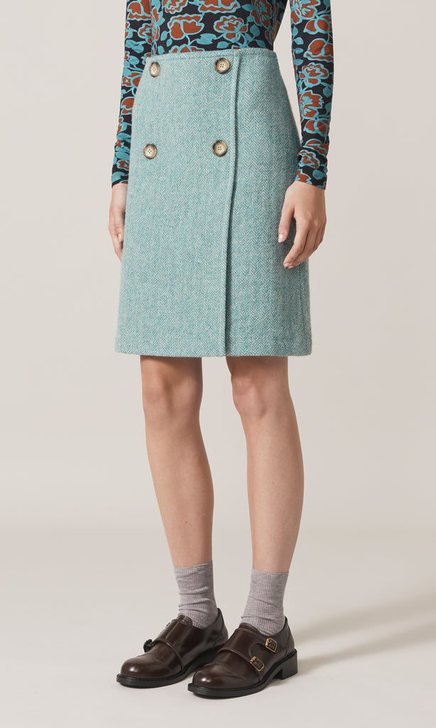 Portman Skirt Aqua